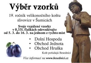 Výběr vzorků na košt slivovice 1