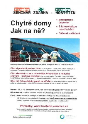 Seminář "Chytré domy. Jak na ně?" zdarma  1