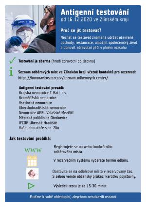Informace k antigennímu testování veřejnosti