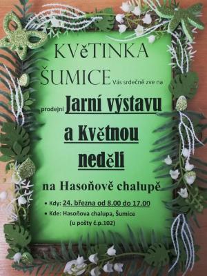 Jarní prodejní výstava na Hasoňově chalupě