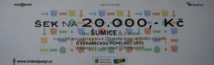 Ocenění obce Šumice za třídění odpadu