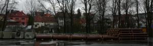 STAVBA KANALIZACE ZAHAJUJE FRÉZOVÁNÍM MÍSTNÍCH KOMUNIKACÍ